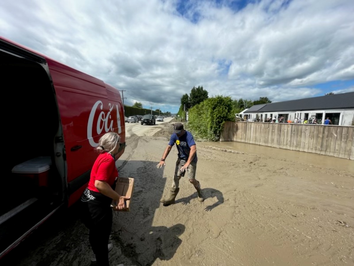 CCEP New Zealand cyclone relief efforts reach hard hit Kiwis