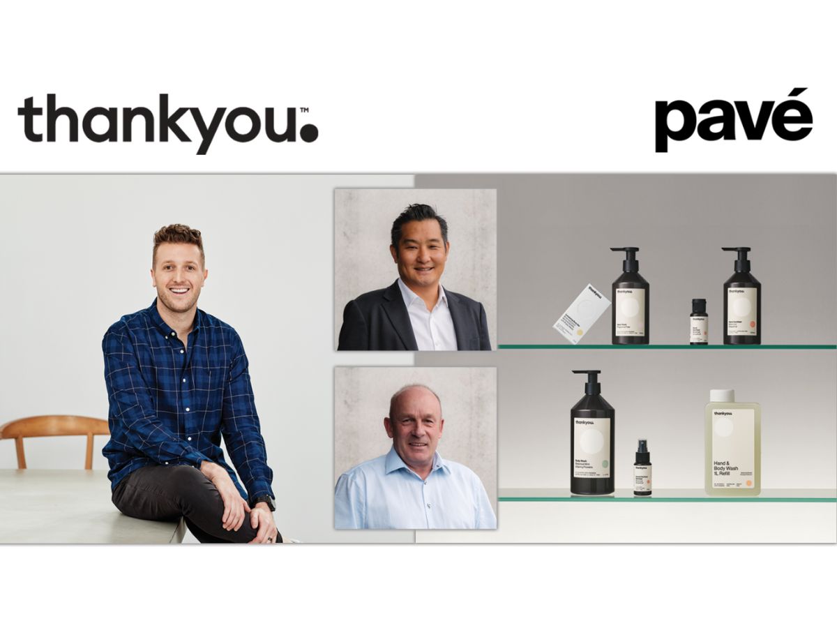 Thankyou™ appoints Pavé as Australasian Sales and Distribution Partner