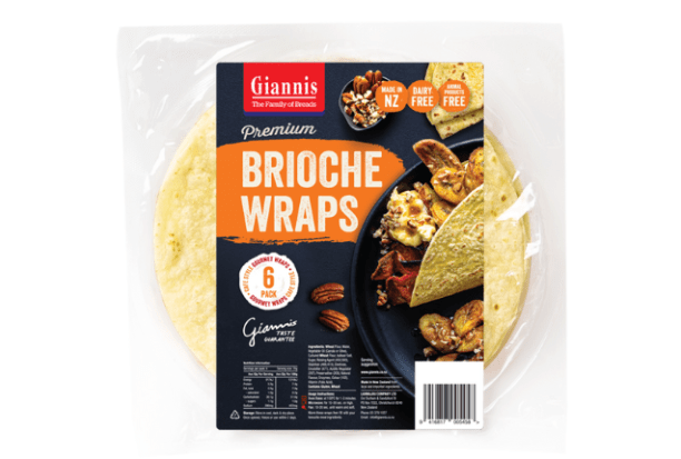 Giannis Premium Brioche Style Wraps