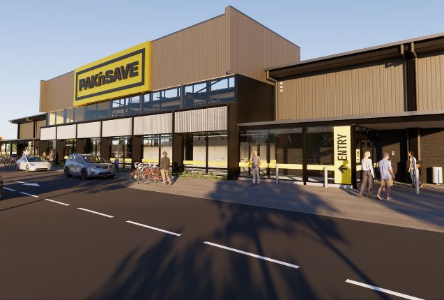 Construction under way on South Island’s largest PAK’nSAVE store