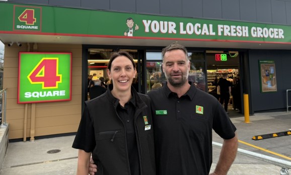 Alex Russell & Partner Steve, Owner Operators of Four Square Putaruru